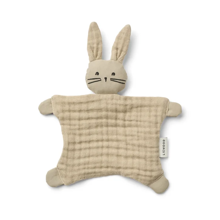 LIEWOOD - Amaya knuffeldoek konijn, mist (1550)