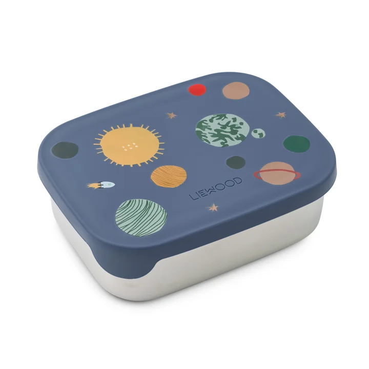LIEWOOD - Arthur lunchbox met deksel, Universe / classic navy