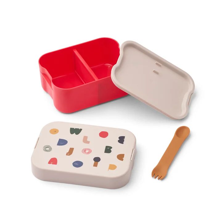 LIEWOOD - Chelsey lunchtrommelset, 500 ml, karakters / zandkleurig