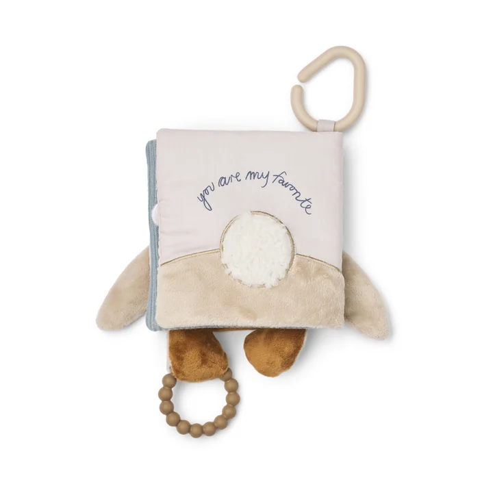 LIEWOOD - Fey opvouwbaar stoffen boek, zandkleurige multimix