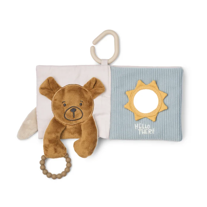 LIEWOOD - Fey opvouwbaar stoffen boek, zandkleurige multimix