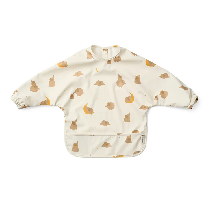 LIEWOOD - Merle Cape bib, Elephant / creme de la creme