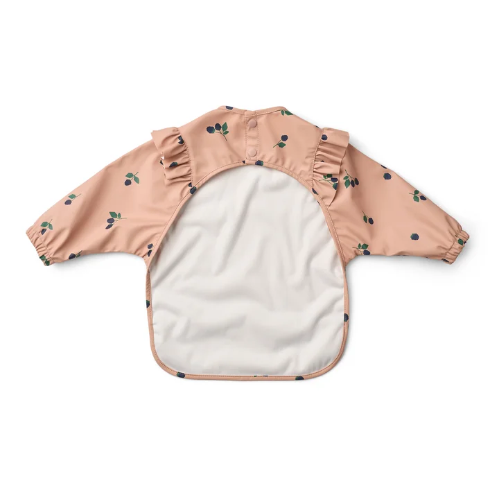 LIEWOOD - Merle Ruffle cape slabbetje, bes / blauw pale tuscany