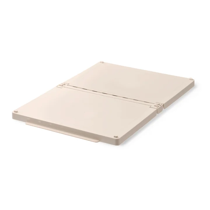 LIEWOOD - Weston deksel voor opbergdoos, L, opvouwbaar, zandkleurig