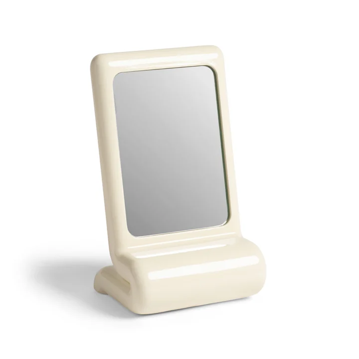 & klevering - Vanity Cosmeticaspiegel, gebroken wit