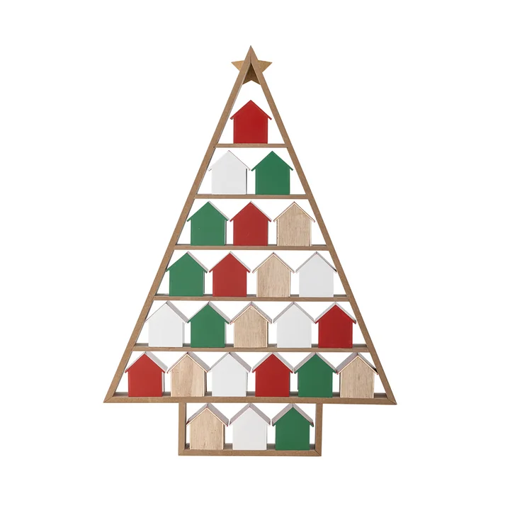 Bloomingville - Calvin adventskalender, rood