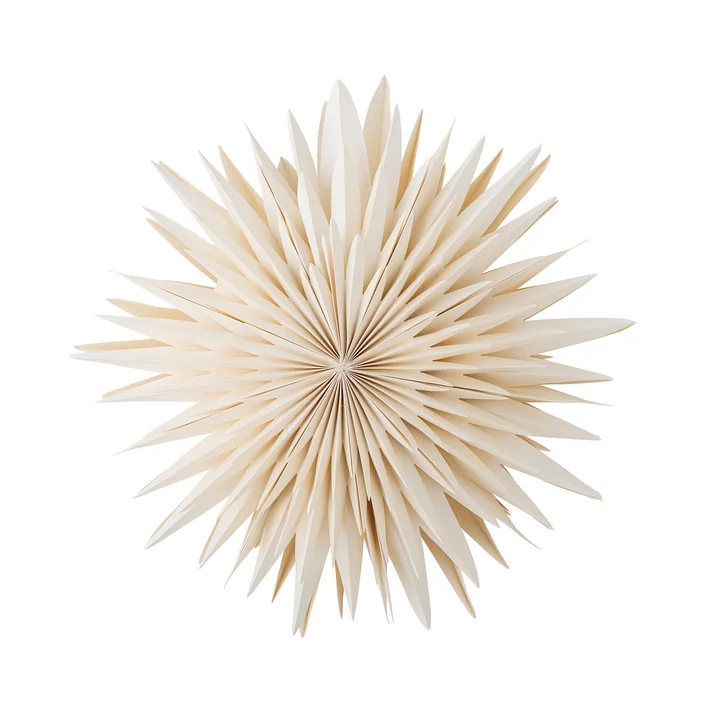 Bloomingville - Elia's ster met licht, wit