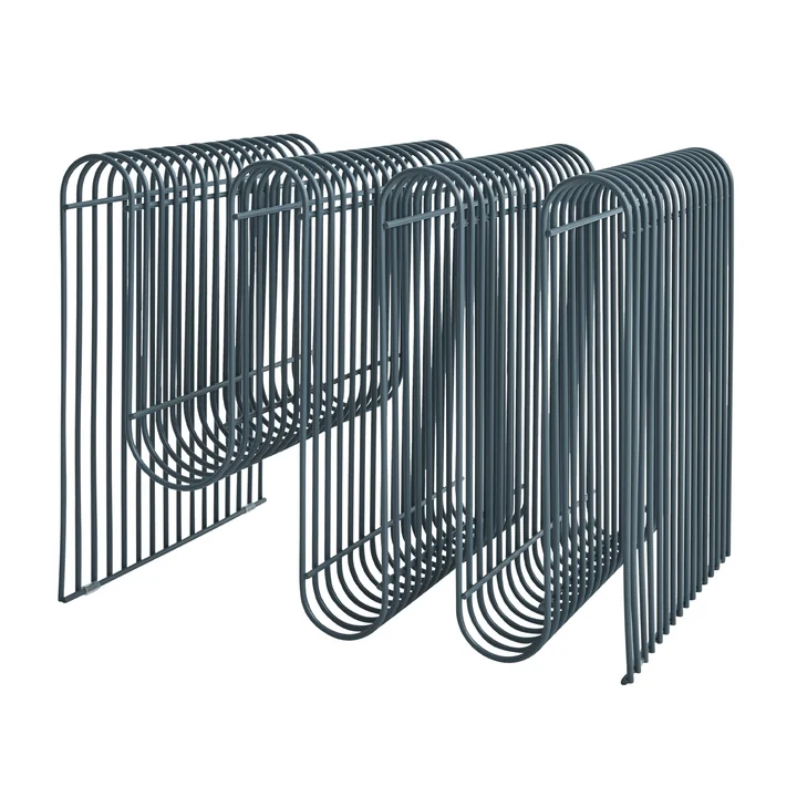 AYTM - Curva Tijdschriftenhouder, stoffig blauw