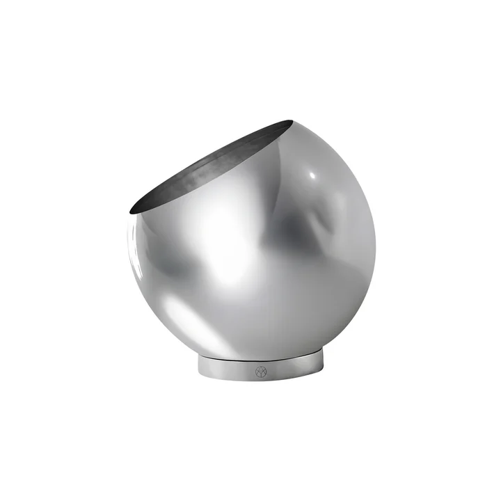 AYTM - Globe Bloempot, Ø 21 x H 18,8 cm, zilver