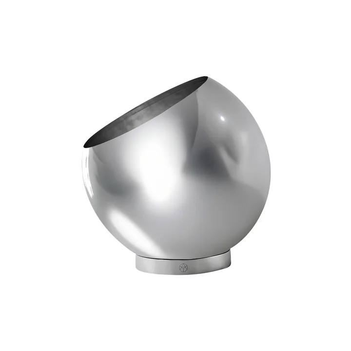 AYTM - Globe Bloempot, Ø 30 x H 26,6 cm, zilver