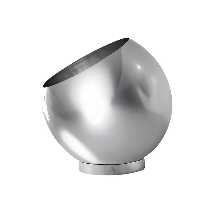 AYTM - Globe Bloempot, Ø 37 x H 32,2 cm, zilver