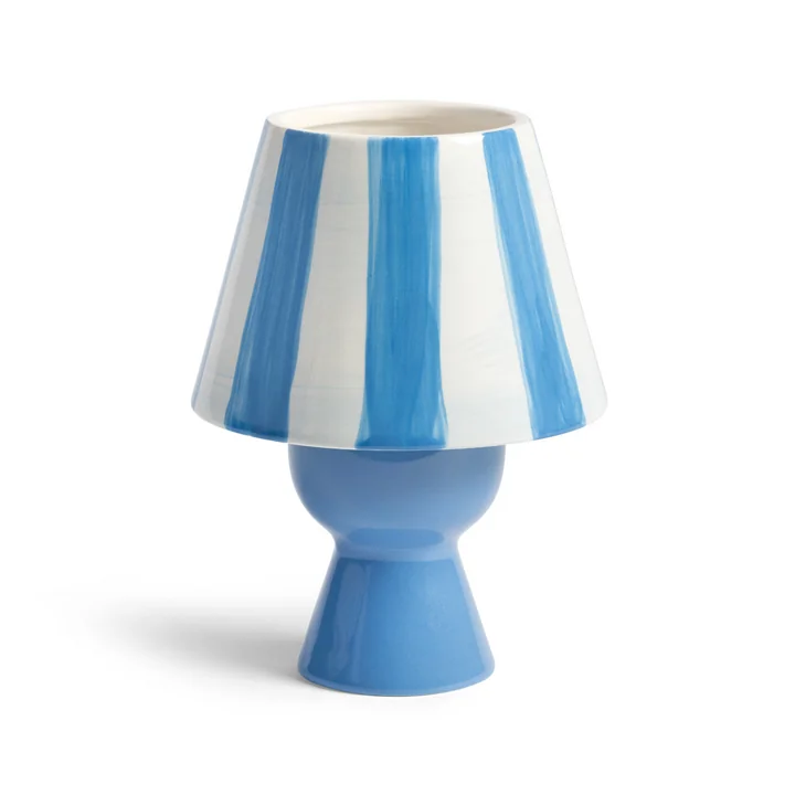 & klevering - Cantine theelichthouder, Ø 12 x 16 cm, blauw