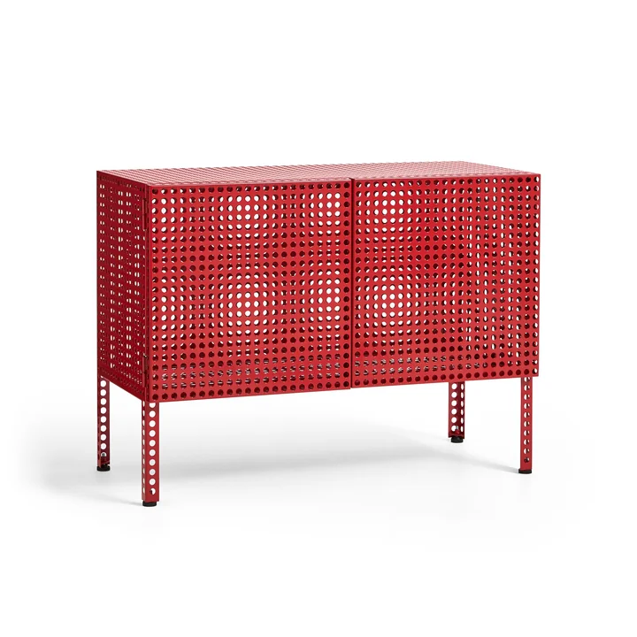 HAY - Perforated Cabinet S, wijnrood