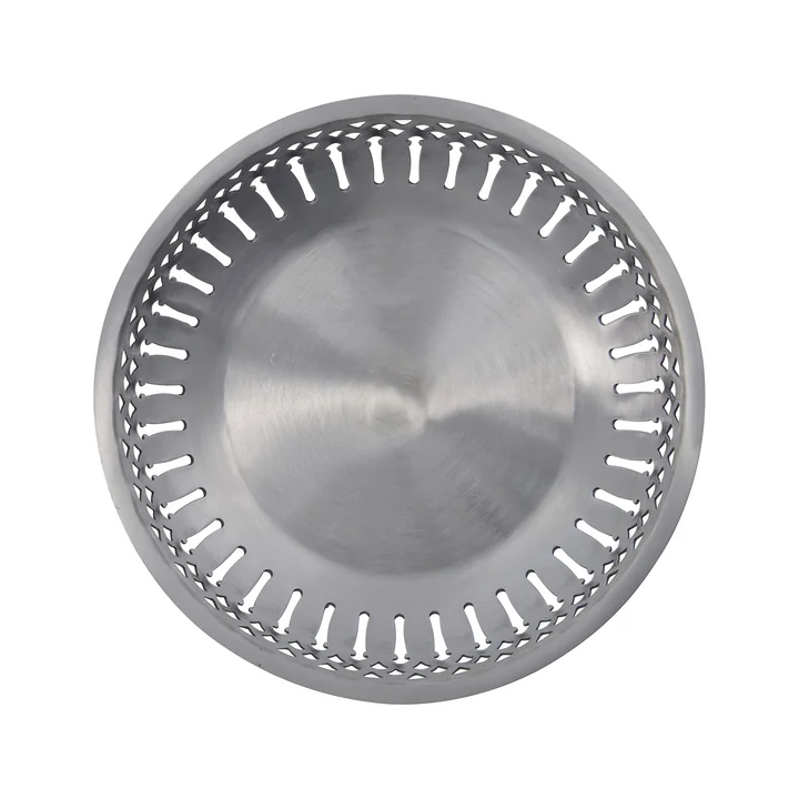 Nicolas Vahé - Broodmand, antiek zilveren afwerking (set van 2)