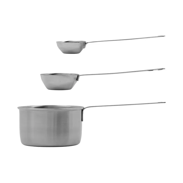 Nicolas Vahé - Maatlepel, zilver (set van 3)