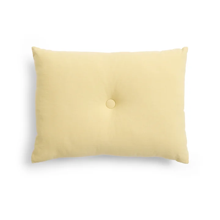 HAY - Dot Kussen Linen, 45 x 60 cm, soft yellow