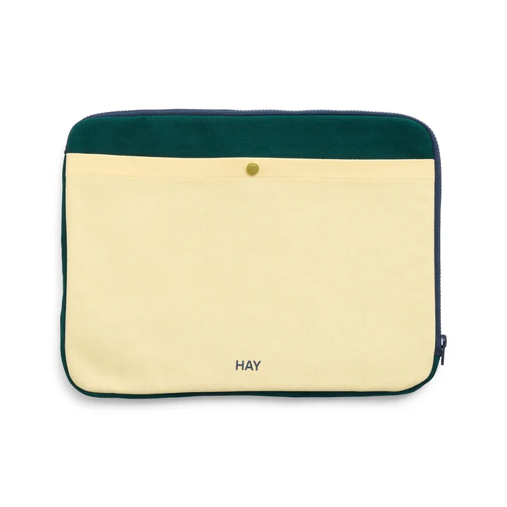HAY - Multi Laptop Cover, 34,5 x 26 cm, zachtgeel multi