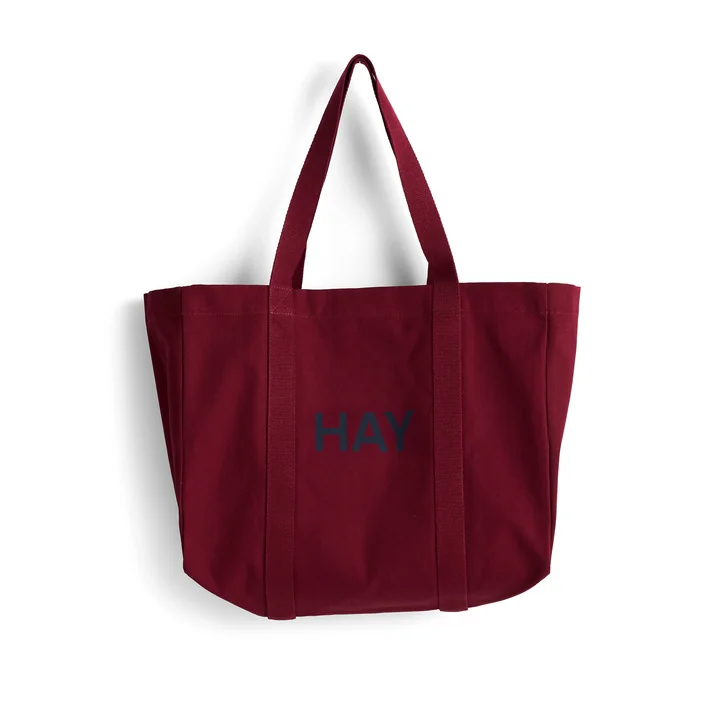 HAY - Shopper Bag, M, bordeaux