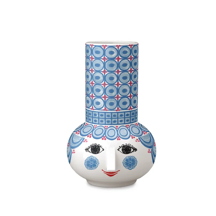 Bjørn Wiinblad - Olga kandelaar H 14 x Ø 9 cm, lichtblauw