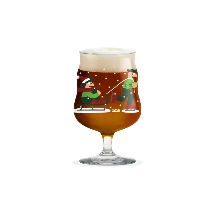 Holmegaard - Mikkeller universeel kerstbierglas 2025, 40 cl
