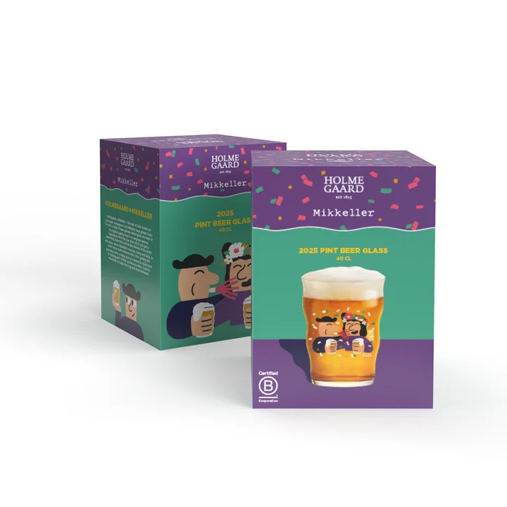 Holmegaard - Mikkeller pint bierglas 2025, 40 cl