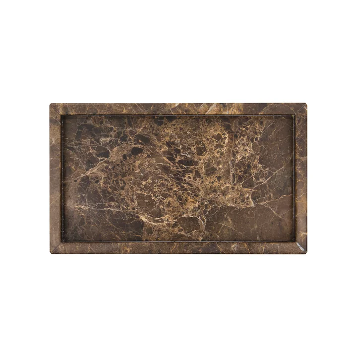 House Doctor - Able Dienblad, 24 x 14 cm, bruin