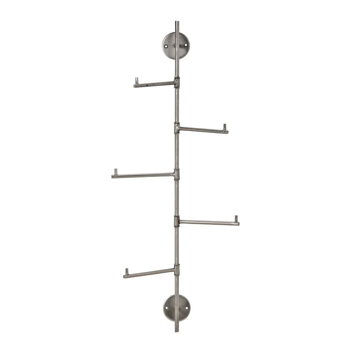 House Doctor - Flex Haakrail, H 70,5 cm, zilveren afwerking