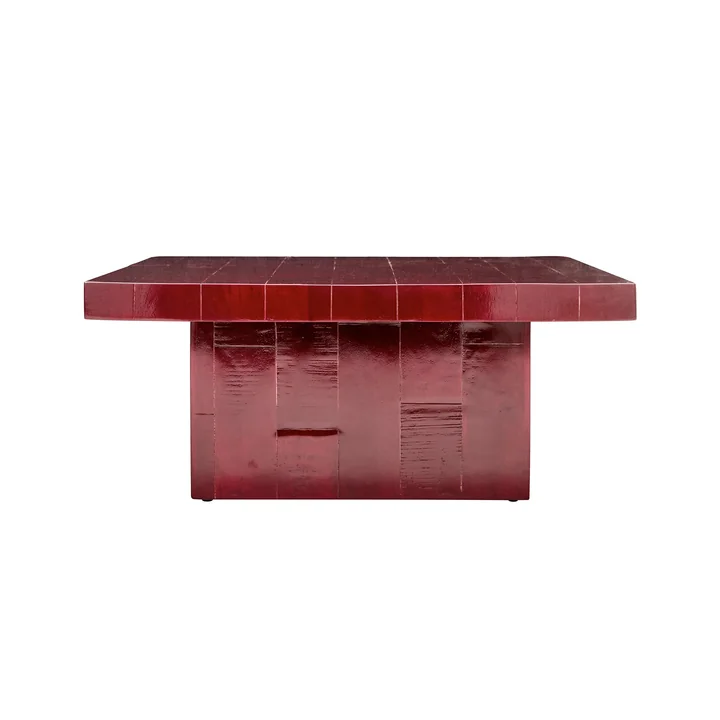 House Doctor - Brick Salontafel, 100 x 100 cm, rood