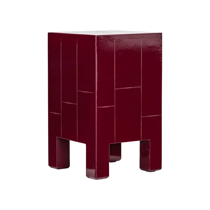 House Doctor - Brick Bijzettafel, H 50,5 cm, rood