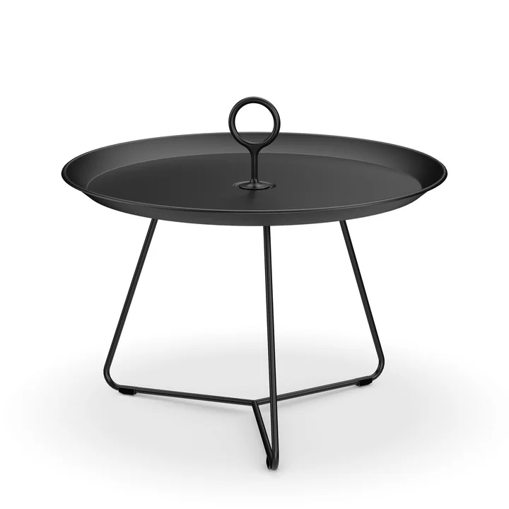 HOUE - EYELET Bijzettafel, Ø 57,5 cm, zwart