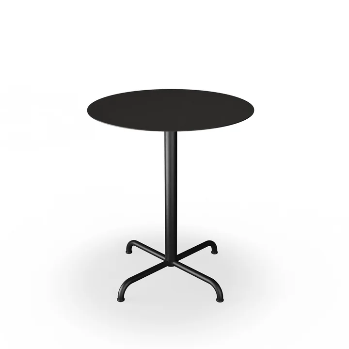HOUE - Pico tuintafel, Ø 64 cm, 4-sterren frame, zwart