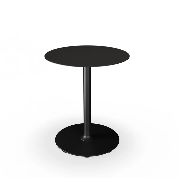 HOUE - Pico tuintafel, Ø 64 cm, rond frame, zwart