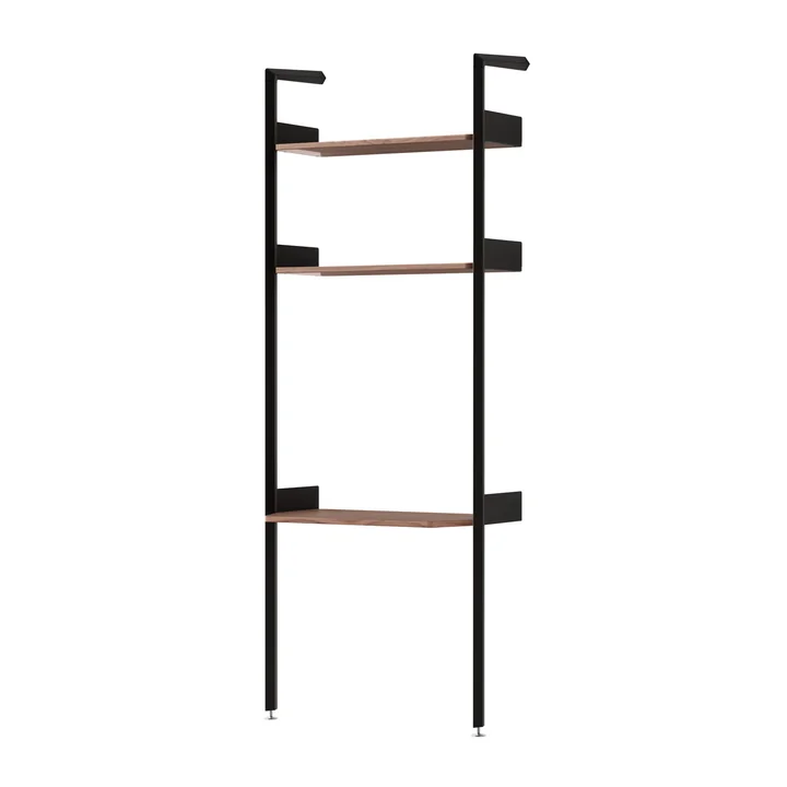 & Tradition - Rombe IF2 plank met bureaublad, notenhoutfineer / antraciet / planken notenhoutfineer