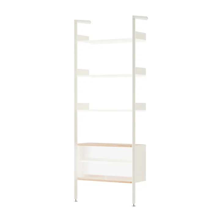 & Tradition - Rombe IF3 legplank met kastelement, eiken fineer / albast / planken albast