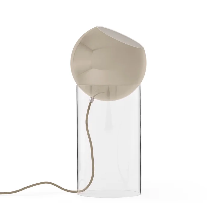 & Tradition - Topan VP14 vloerlamp, H 46,5 cm, helder / grijs beige