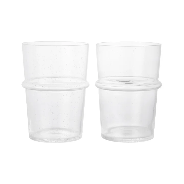 Ferm Living - Boya Tall drinkglas, 45 cl, helder (set van 2)