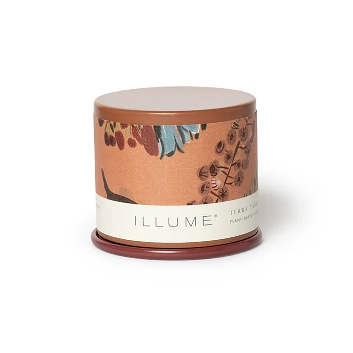 Bloomingville - ILLUME Demi Vanity Tin geurkaars, Terra Tabac