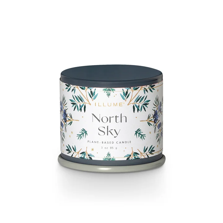 Bloomingville - ILLUME Demi Vanity Tin geurkaars, North Sky