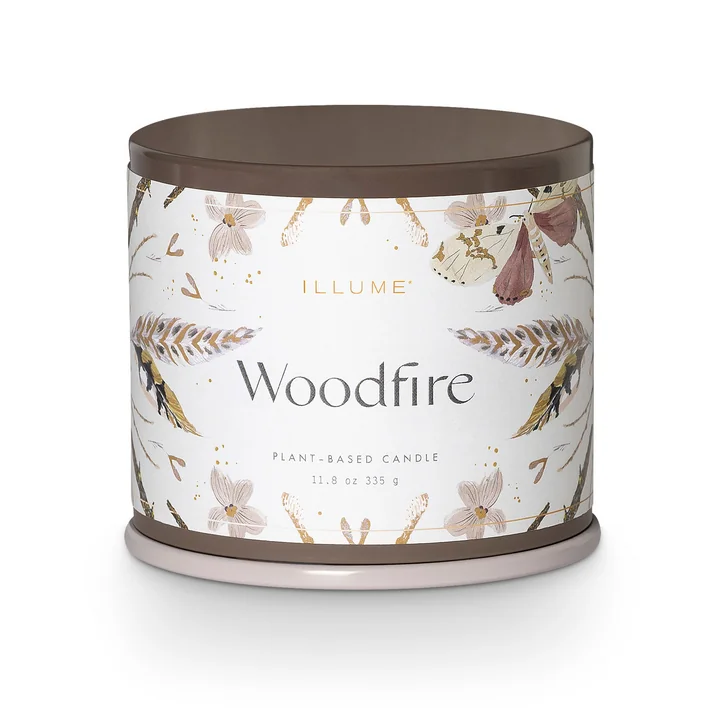 Bloomingville - ILLUME Tin Vanity geurkaars, Woodfire