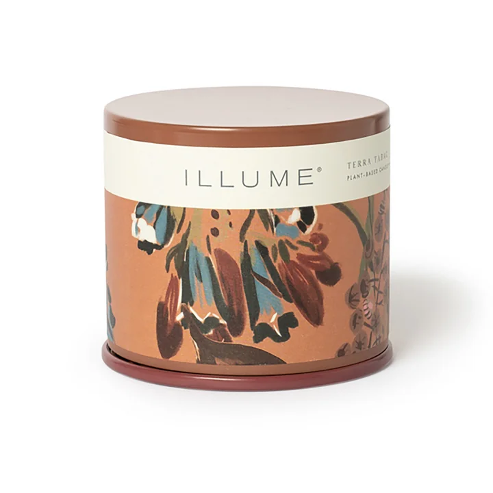 Bloomingville - ILLUME Tin Vanity geurkaars, Terra Tabac
