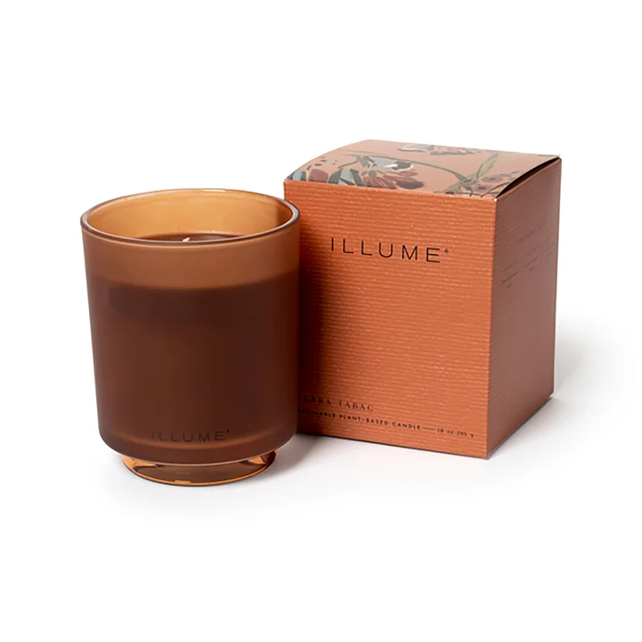 Bloomingville - ILLUME Geurkaars, Terra Tabac