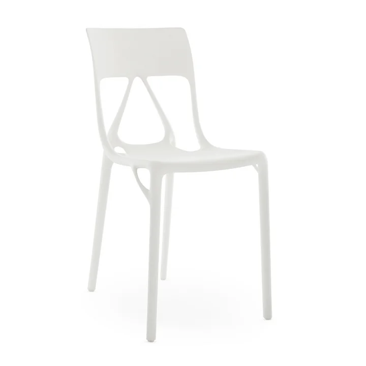 Kartell - A.I. Lite Stoel, wit