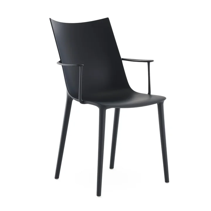 Kartell - H.H.H. fauteuil, zwart / mat