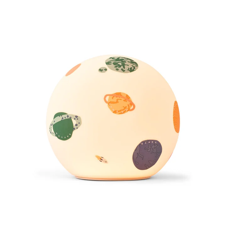 LIEWOOD - Yuki nachtlampje, Universe / zandkleurig