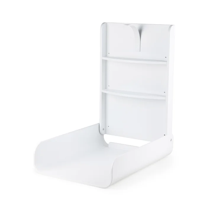 Sebra - Aan de muur gemonteerde luiertafel, wit