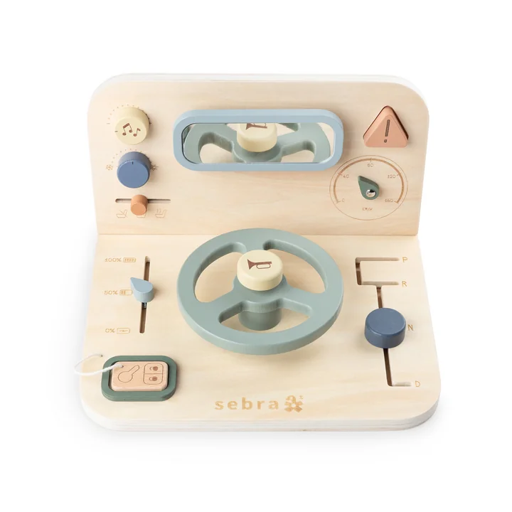 Sebra - Activiteitenbord auto, veelkleurig