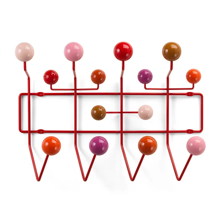Vitra - Hang it all Garderobe, warm / rood