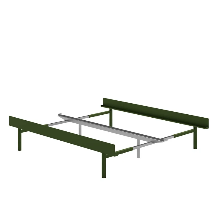 Moebe - Bed, 90 - 180 cm, H 39 cm / pine green
