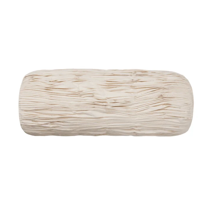 Ferm Living - Falda gesmockte bolster, 60 cm, naturel