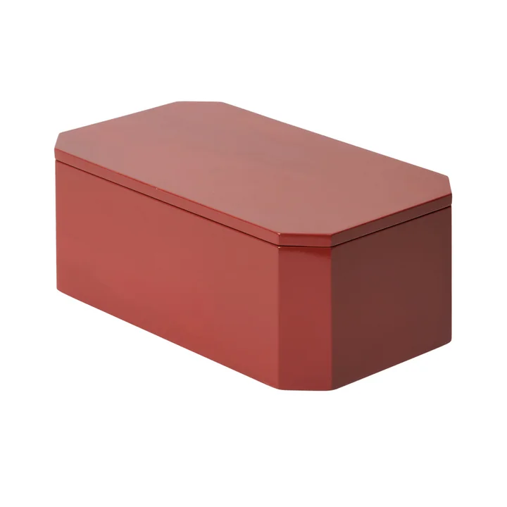 Ferm Living - Nova Opbergdoos, 25 x 15 cm, picante red